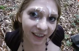 XXX Brunette with huge tits fucks young